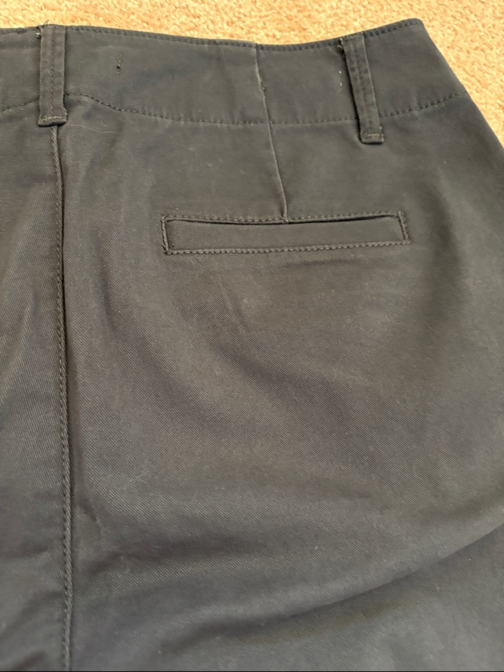 Women’s Monroe Slim Mid Rise Grey  Charcoal Chino Pants - Casual Straight Fit - Picture 8 of 8